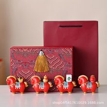 创意马中国风特色礼品套装公司商务活动店铺开业乔迁伴手礼礼物