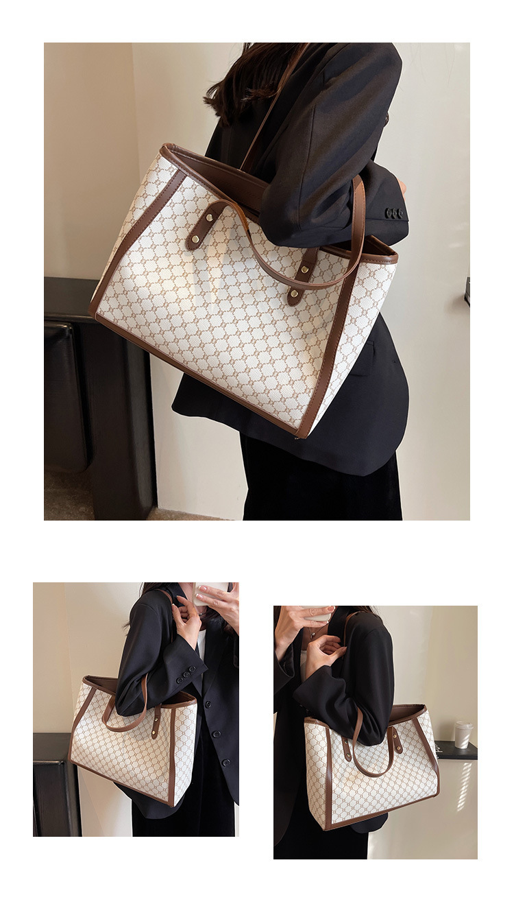 High-end, stylish, versatile, hand-carry bag for women, 2025 new trendy and popular single-shoulder bag with large capacity tote bag undefined
