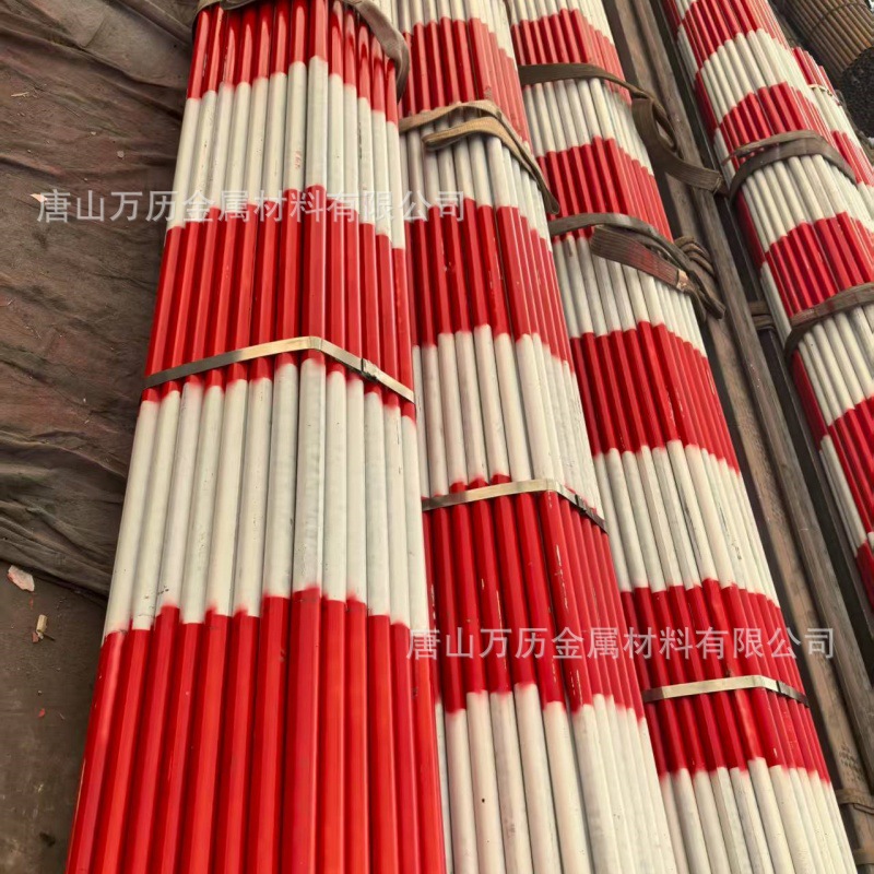 唐山喷塑红白漆架子管48*3外墙搭建钢管Q235建筑工程用直缝焊管