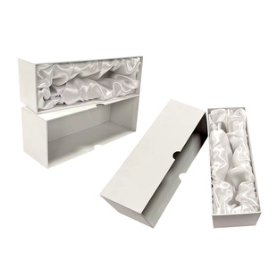 Customized Heaven and Earth Box Gold Foil Design Silk Lining Gift Packaging Giveaway Gift Box Ribbon Custom Logo