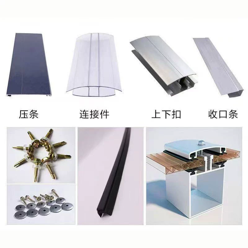 Установка солнцезащитных панелей для ПК, наружный навес для автомобиля, маркиза, световая панель, алюминиевая I-образная отделка, производитель, оптовая продажа