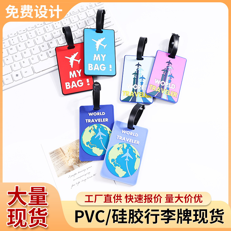 In-Stock Pvc Soft Rubber Luggage Tags Anti-Lost Cartoon Suitcase Luggage Tags Custom Boarding Tags In-Stock Pvc Soft Rubber Luggage Tags Anti-Lost Cartoon Suitcase Luggage Tags Custom Boarding Tags