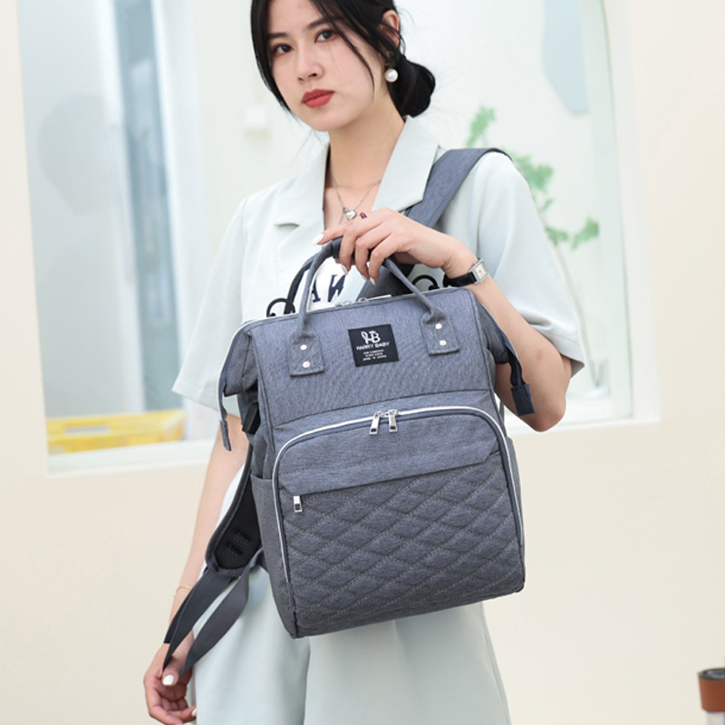 2024 nuevo bolso de la momia de hombro multifuncional moda materna e infantil bolsa de gran capacidad impermeable botella de aislamiento bolsa de maternidad