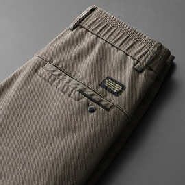 高品质休闲裤男新款秋冬季小直筒宽松男士裤子商务轻熟休闲长裤子