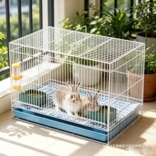 兔子笼兔子专用笼加密兔笼子家用室内大号双层带厕所自动清粪兔窝