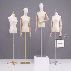 模特批发服装店道具女身女装架子人台韩版假人偶半身人体展示架