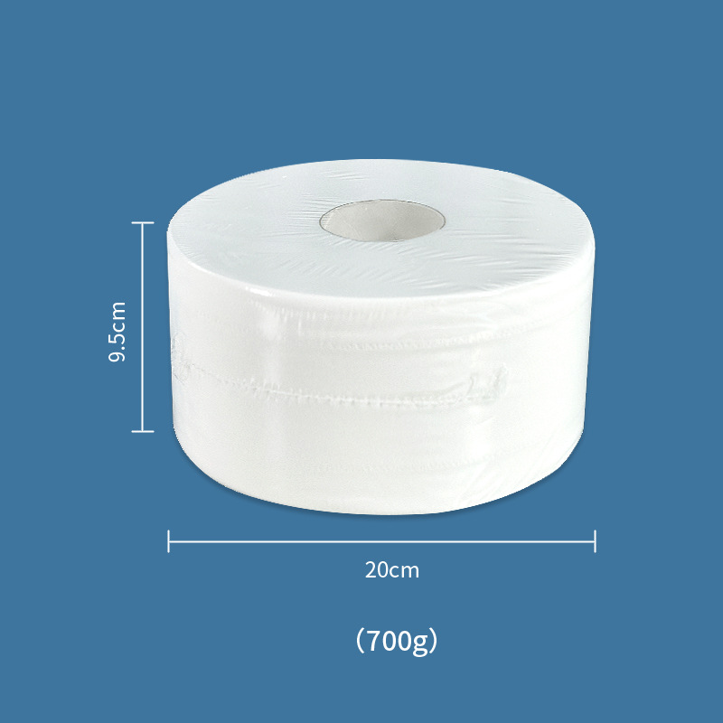 12 platos de papel de bombeo central, inodoro comercial, rollo de papel grande, caja completa al por mayor, papel higiénico de extracción central de dos pisos