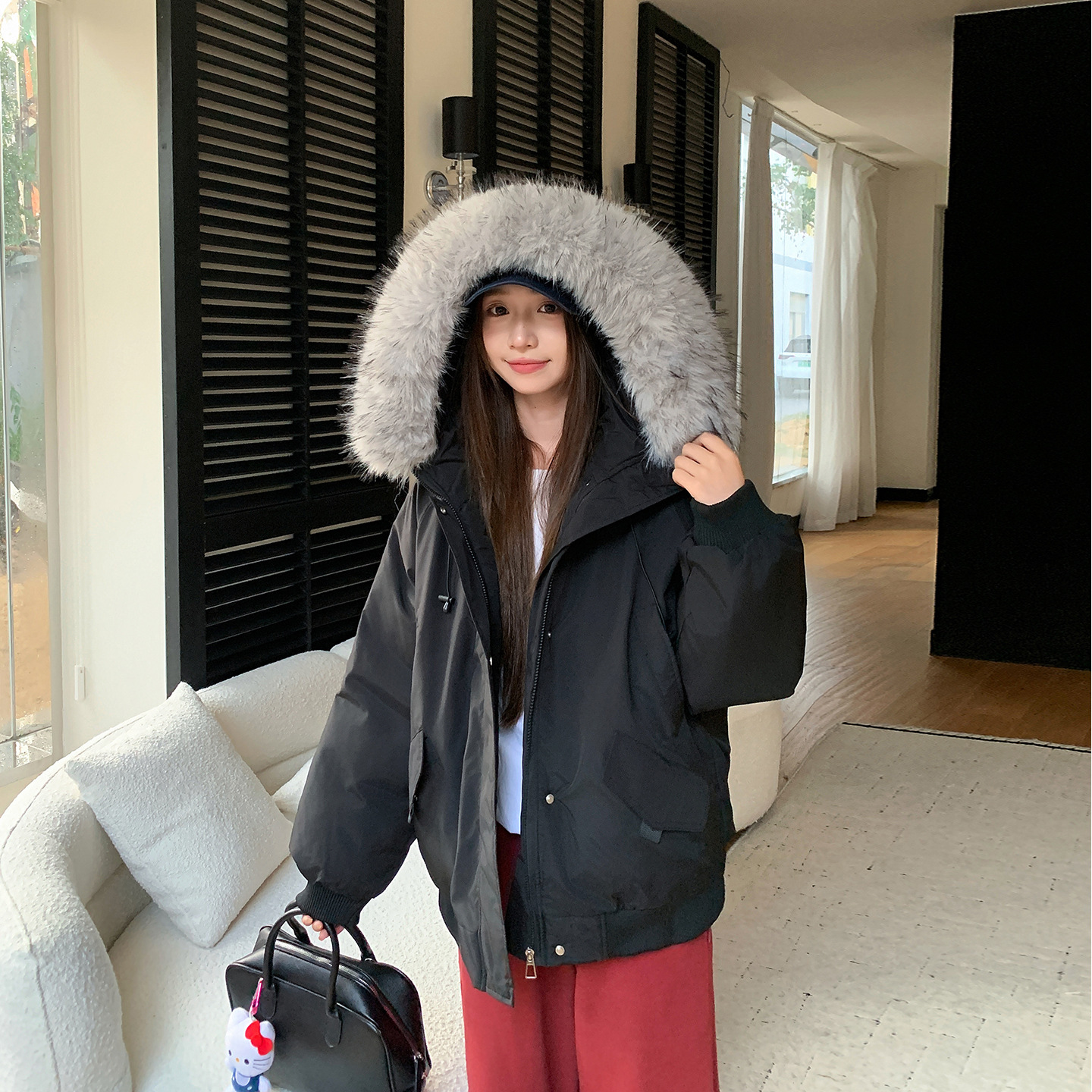 Herramientas para superar el invierno femenino de 2025 nuevo estilo coreano suelto engrosado calentamiento corto pareja de algodón chaqueta casual image 6