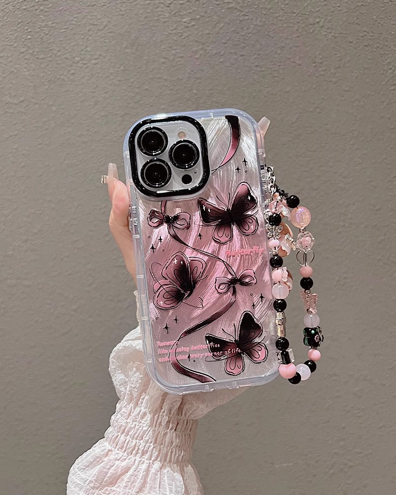Ink Butterfly – Passende Früchte-Hülle für iPhone 16 Pro, Neue Cartoon-Hülle für iPhone 15 Pro Max, Personalisierte Hülle für iPhone 13/14/12_voghion.com
