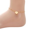 Fashionable accessory, ankle bracelet, nail sequins heart-shaped, European style, simple and elegant design