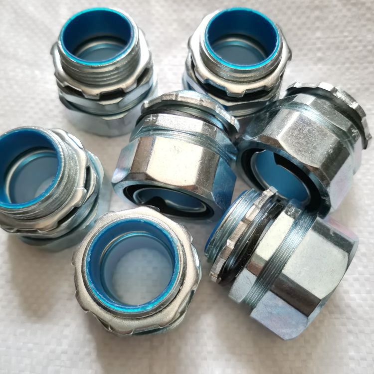 DPJ-09 端式镀锌接头 金属软管箱接头 外牙梅花软管接头Ф12