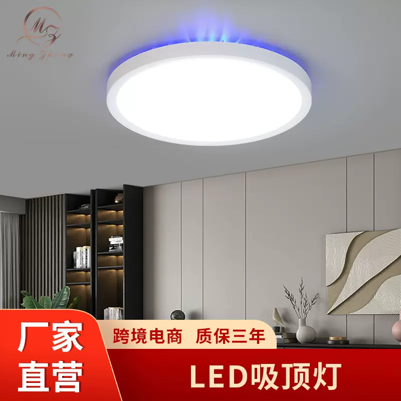 家用吸顶灯客厅灯现代智能RGB幻彩灯蓝牙控制餐厅灯简约吸顶灯