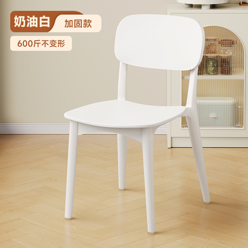 塑料椅子加厚家用餐椅靠背椅餐桌椅出租房用新款商用餐厅吃饭凳子|undefined