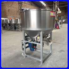 加厚饲料搅拌机大小型拌养殖设备化肥种子包衣机颗粒混合拌料机厂