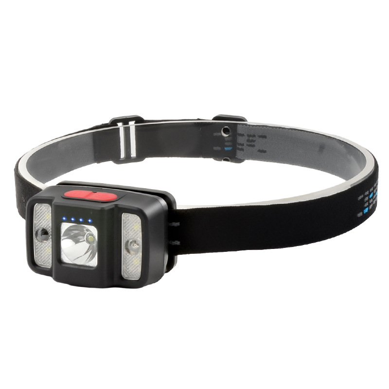 La fuente de productos de fábrica tipo c carga conveniente LED luz roja faro de pesca súper fuerte para esperar la electricidad, la pesca nocturna al aire libre se puede detectar