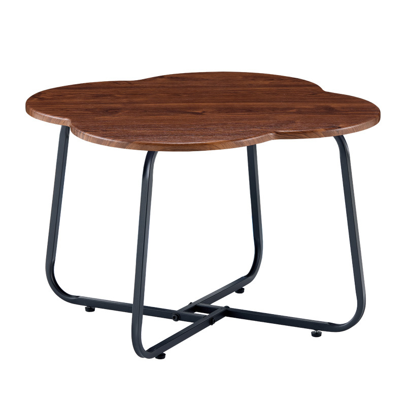 Mesa de té de sala de estar de lujo ligera, simple y moderna, mesas de té redondas de cabecera de la cama, sofá de hotel de alojamiento residencial