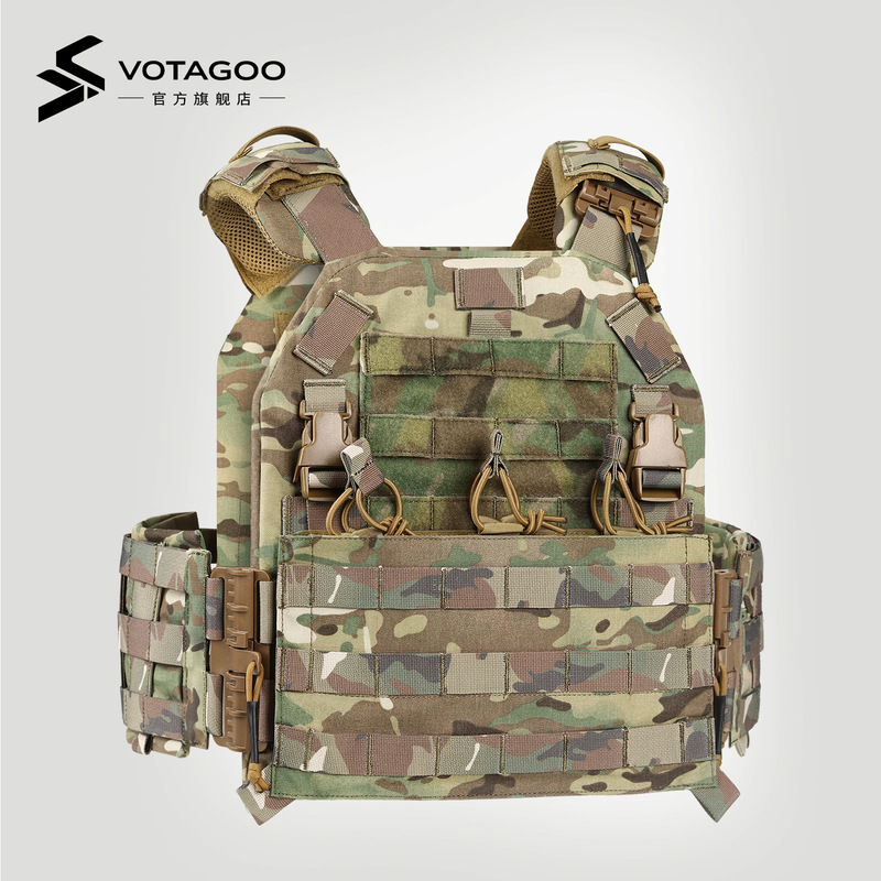 Votagoo Foreign Trade Lightweight Tactical Vest 6094 Full Set of Protective Vest Military Camouflage Quick-Release Bulletproof Vest Votagoo Foreign Trade Lightweight Tactical Vest 6094 Full Set of Protective Vest Military Camouflage Quick-Release Bulletproof Vest