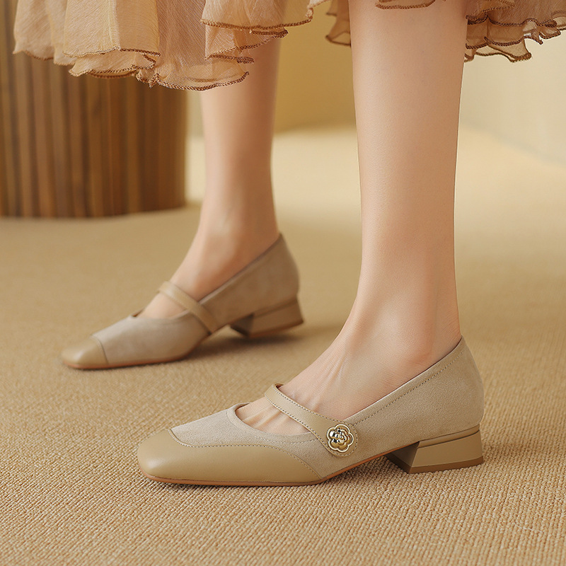 Retro autumn Mary Jane shoes