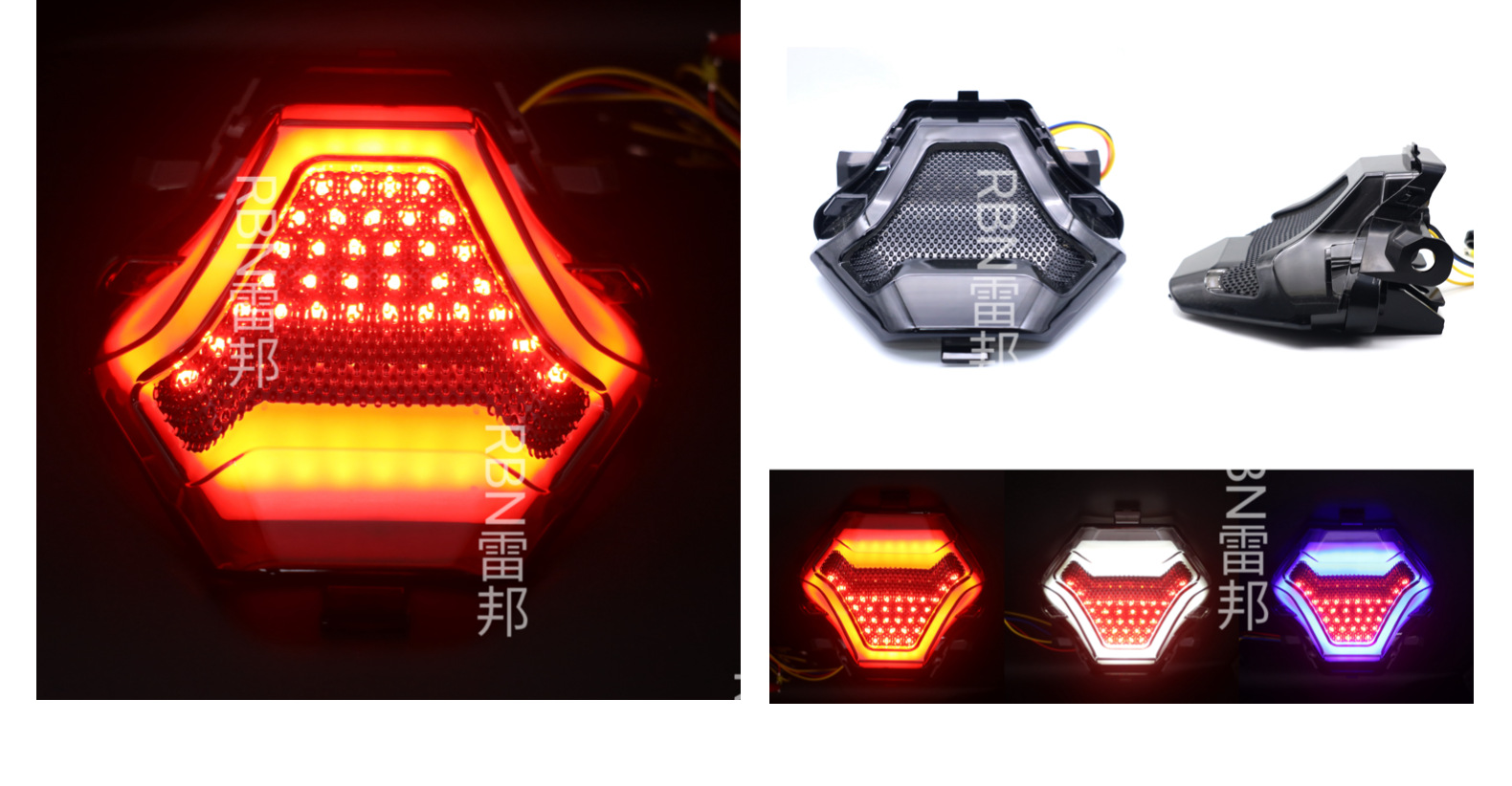 New Yamaha R3 R25 R15Z LED tail light brake light flash light turn signal motorcycle modification