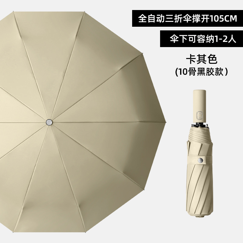 全自動折りたたみ傘大量卸売大型サイズ日焼け止め日除け晴れ傘男女日傘カスタム広告|undefined