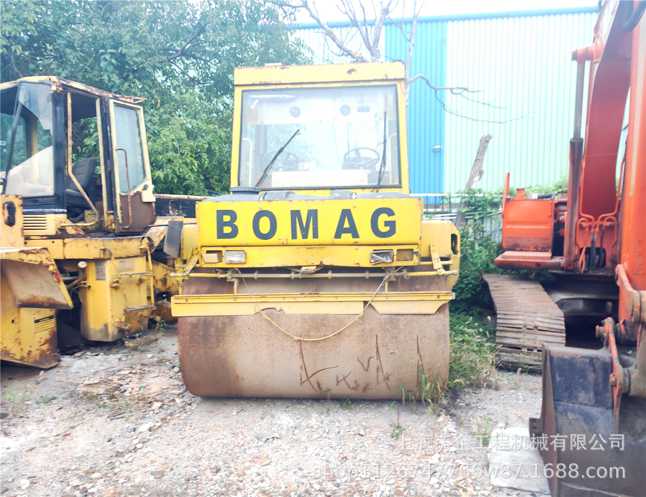 九成新BOMAG BW202AD-2单钢轮13吨压路机价格参数