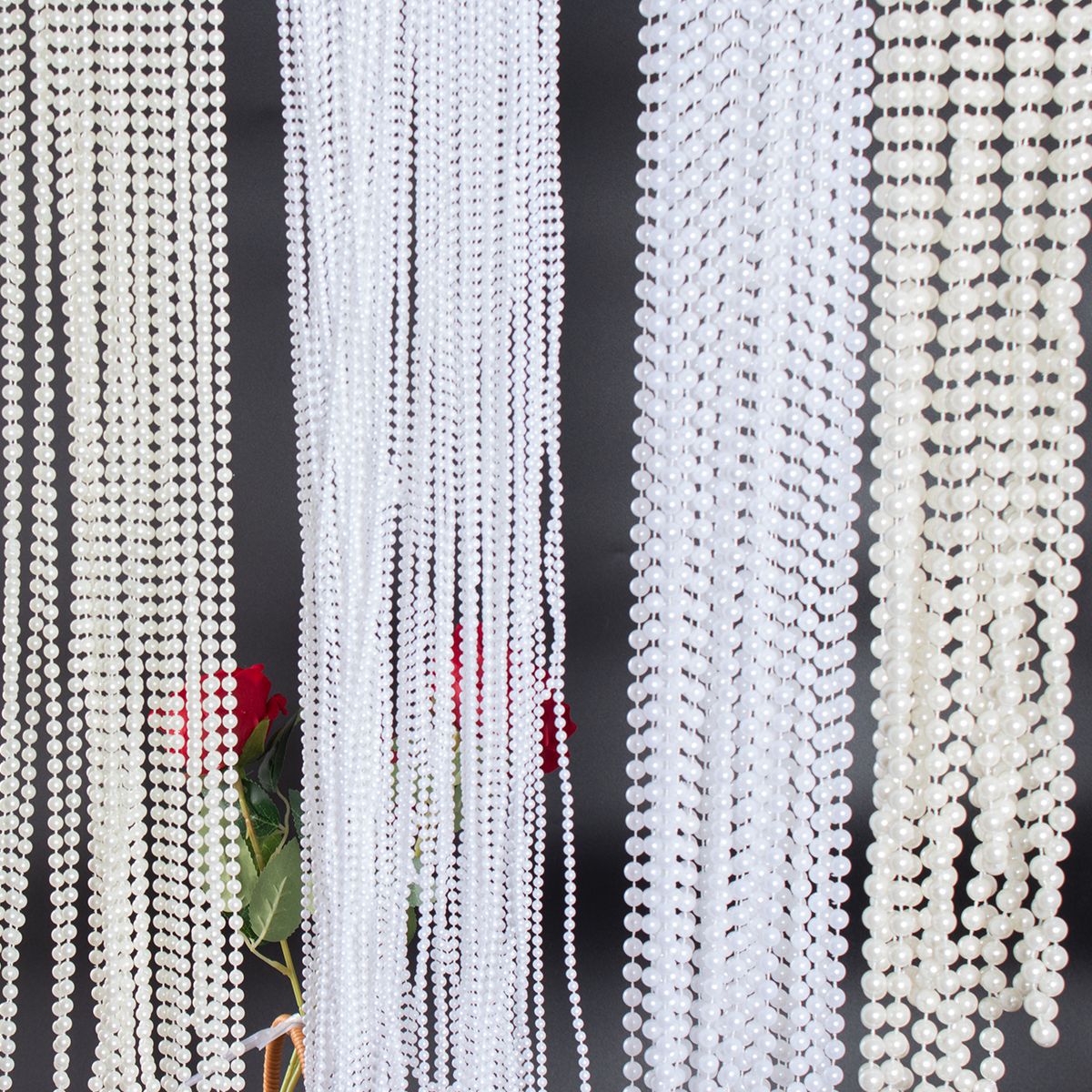 Cadena de perlas imitación de boda perlas hechas a mano DIY accesorios joyería tocado material de joyería para el cabello 6mm 10mm