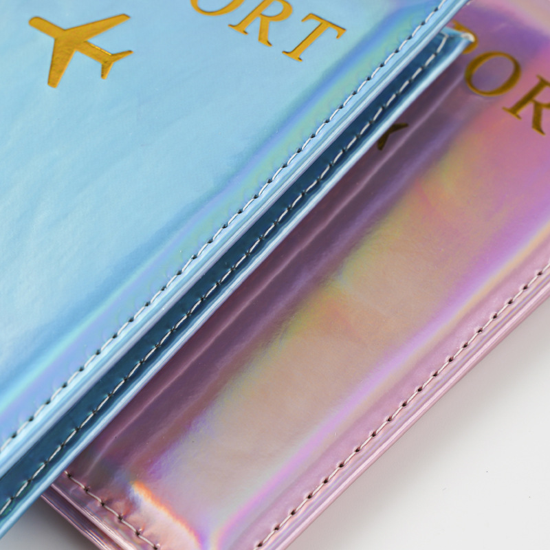 Small Size Unisex Basic Classic Style Solid Color Pu Leather Passport Holders