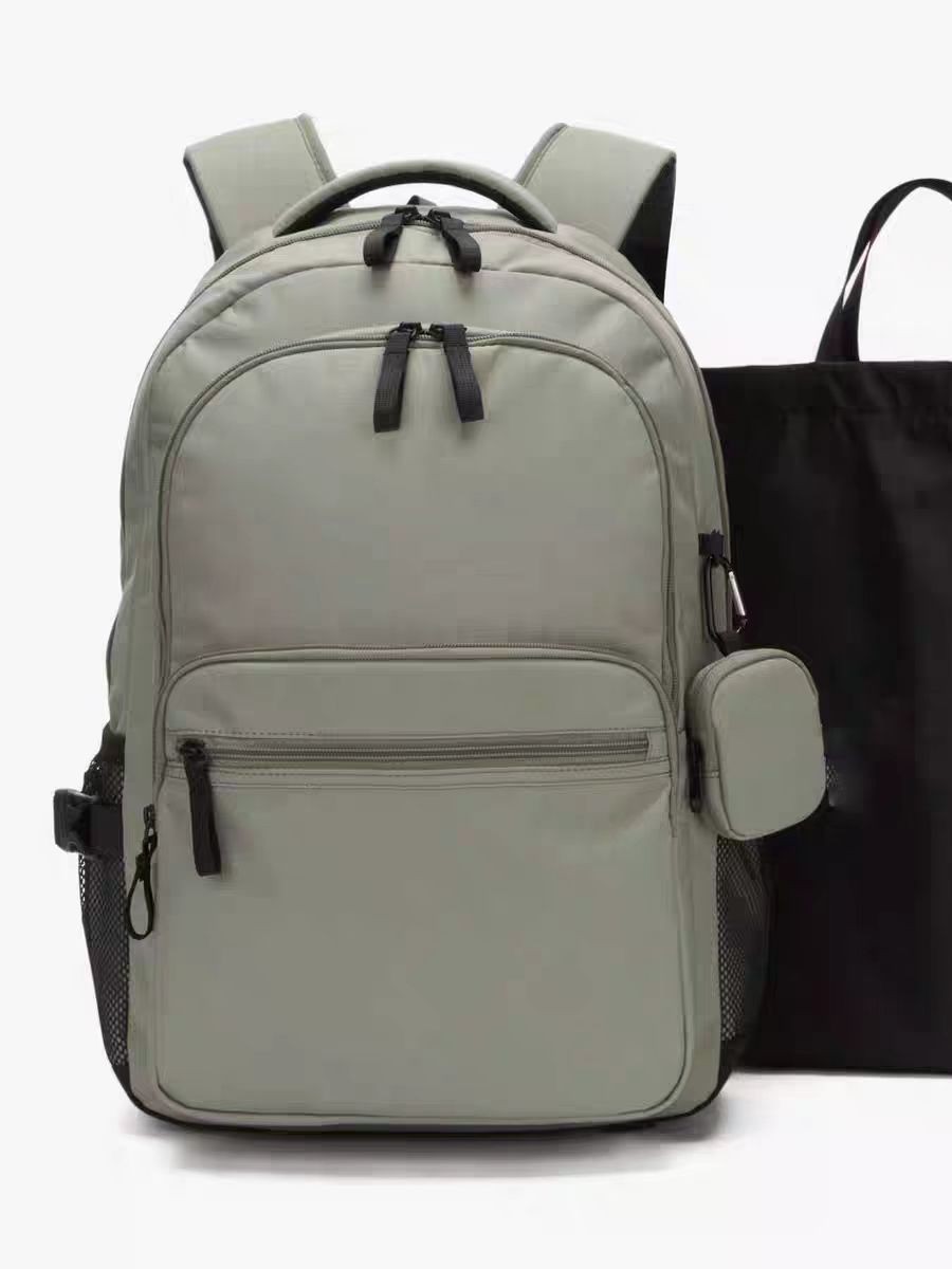 高品質韓国製ノートパソコン対応リュックサック、大学生向け大容量デイリーユーススポーツ学生用30Lリュック