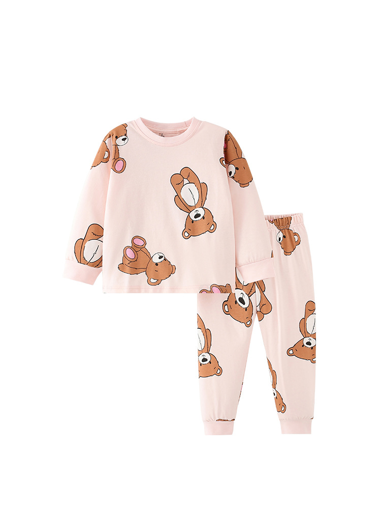 Malwee set de niñas otoño nuevo estilo europeo y americano para niños de mediana edad cuello redondo ocio de manga larga ropa infantil de dos piezas