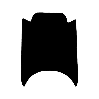 Electric vehicle foot mat Black No. 9 Foot - e100e125e100p-mk-pure-black-without-picture-free-velcro