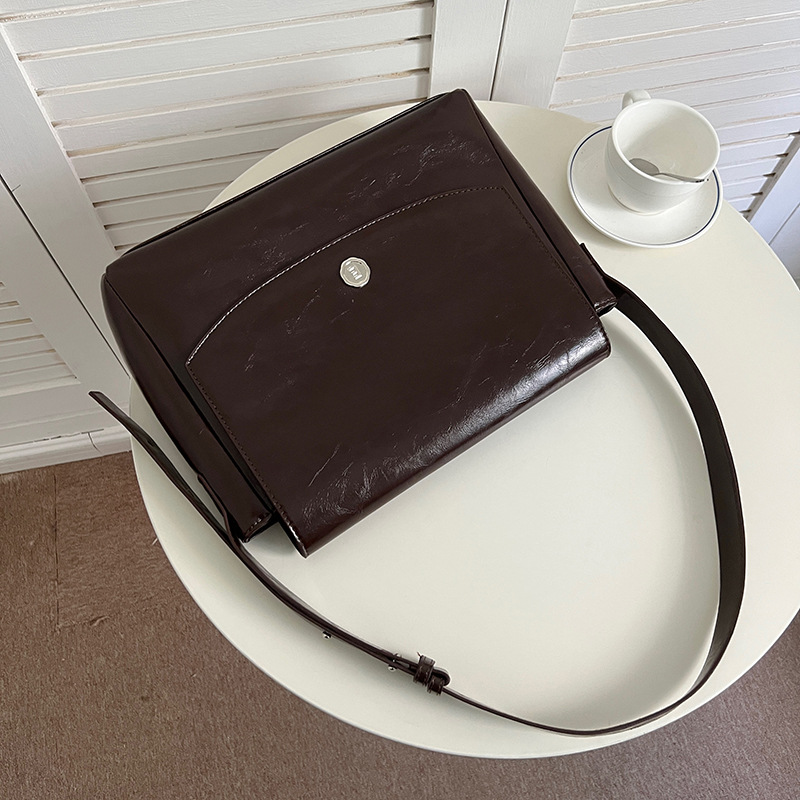 Borsa a tracolla semplice da pendolare con tracolla sensibile di qualità, borsa a tracolla di grande capacità, borsa a tracolla piccola e nuova di zecca_voghion.com