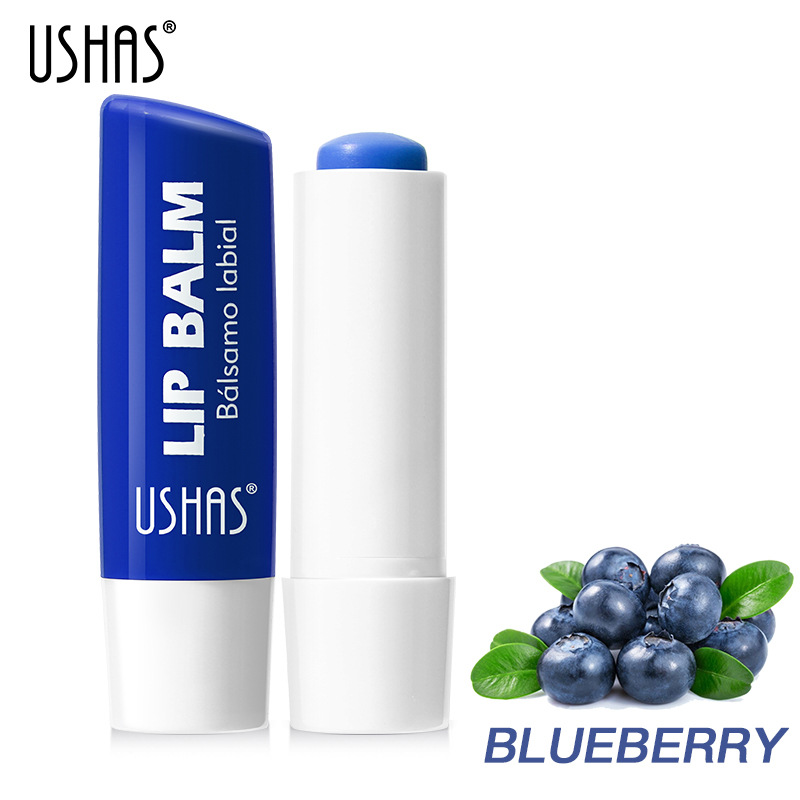 Bálsamo labial de venta caliente transfronterizo de USHAS Bálsamo labial en caja Hidratante e hidratante para reducir las líneas de los labios Mascarilla de labios explosiva image 15