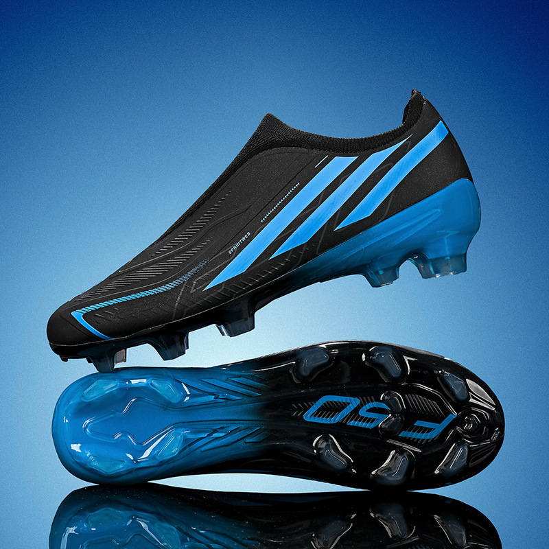 Zapatillas de Fútbol Sin Cordones F50 Suela de TPU y Tejido Amortiguación para Césped Natural y Artificial