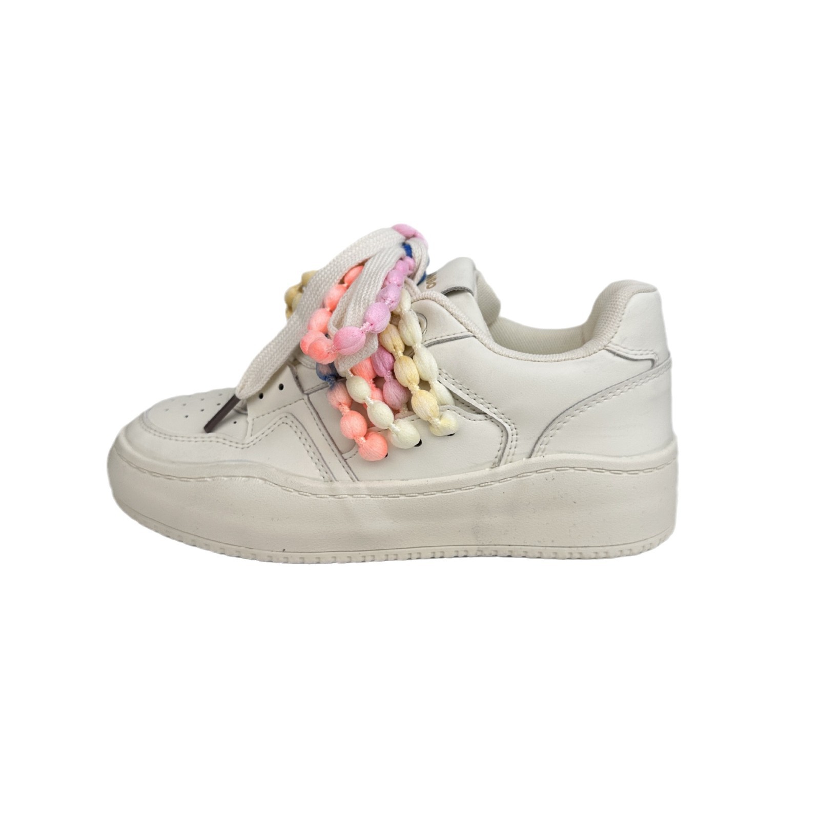 Yuanbo 2025 primavera nuevas zapatillas de deporte moda de las mujeres zapatos blancos bajos deportes y ocio zapatos de lona coreanos