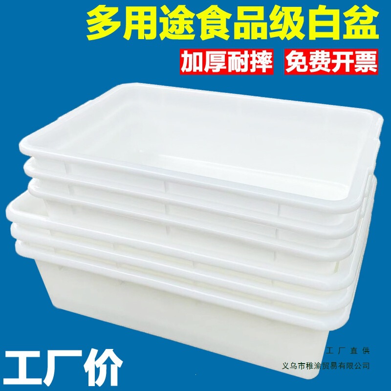 Extra-Long White Plastic Box, Rectangular Thickened Turtle Tank, Breeding Box for Turtles and Fish, with Filtration