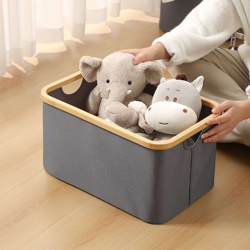 Light Luxury Dirty Laundry Basket Bathroom Laundry Basket Dirty Clothes Storage Basket Household Large Storage Basket Foldable Storage Basket