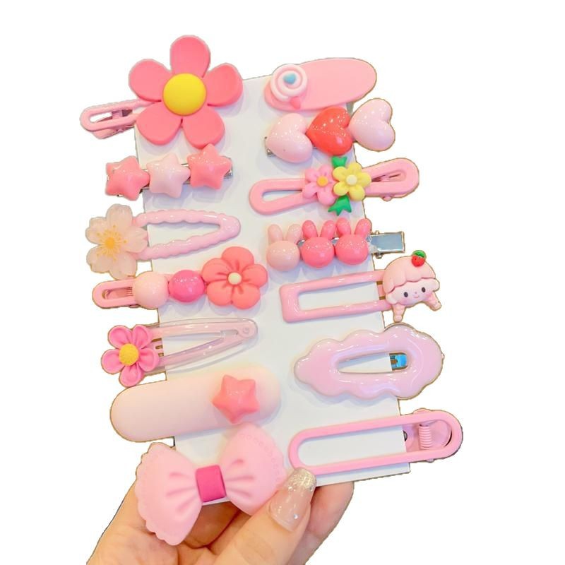 Horquilla de dopamina para niños, flequillo lateral para niñas, clip de cabello roto, artefacto de acabado, clip bb, horquilla, tocado