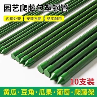 Plant Trellis, Flower Stand, Vegetable and Grape Rack, Outdoor Garden Cucumber, Bean, Tomato Support Pole, Thickened Steel-Plastic for Planting