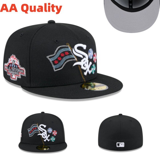 Sombreros de béisbol SOX completamente cerrados y no ajustables transfronterizos, a hombres y mujeres les gusta usar sombreros de ala plana de los Dodgers