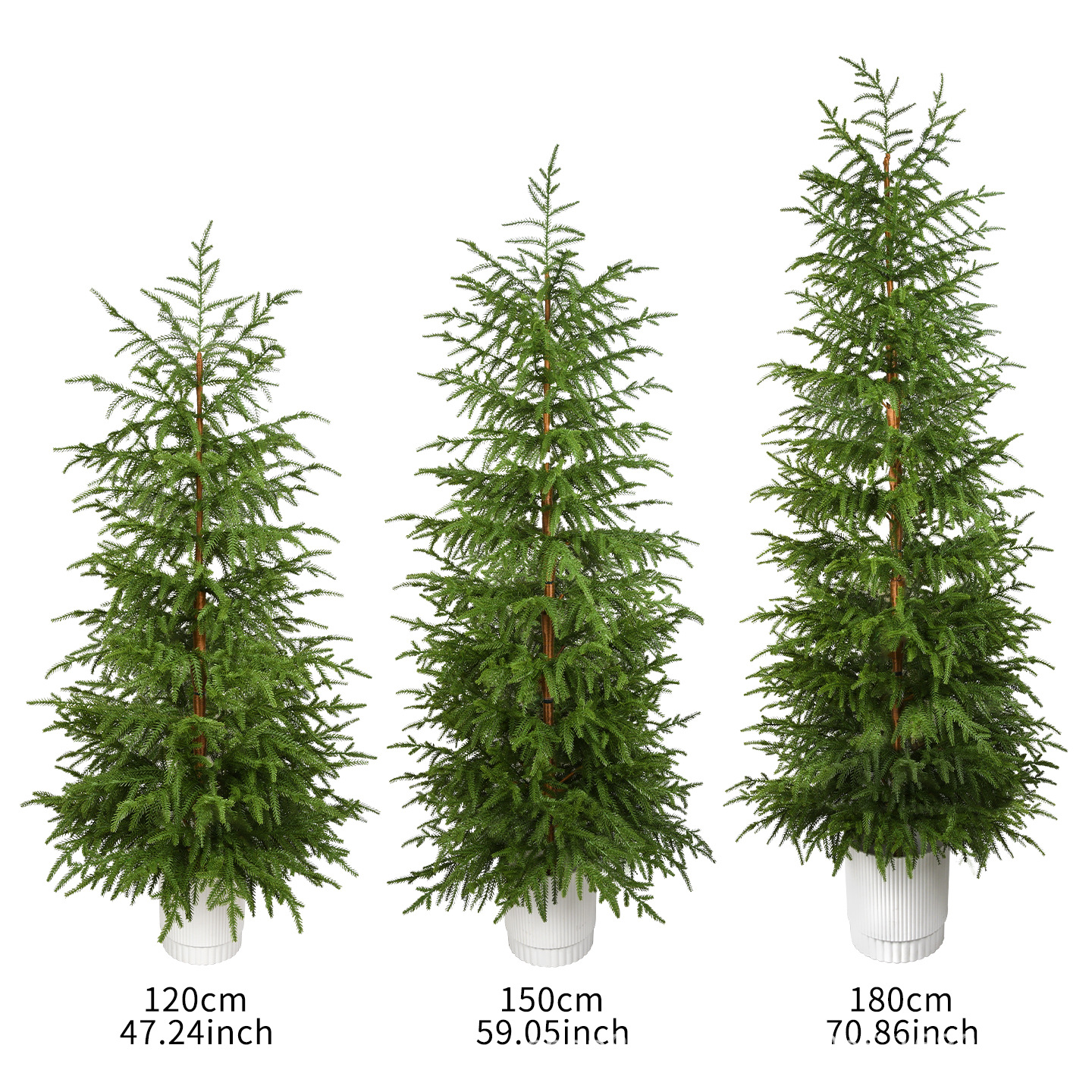 Navidad 2025 nuevo árbol de Navidad PE puro de alta calidad decoración decorativa se puede utilizar para el diseño de la escena bonsai para el hogar