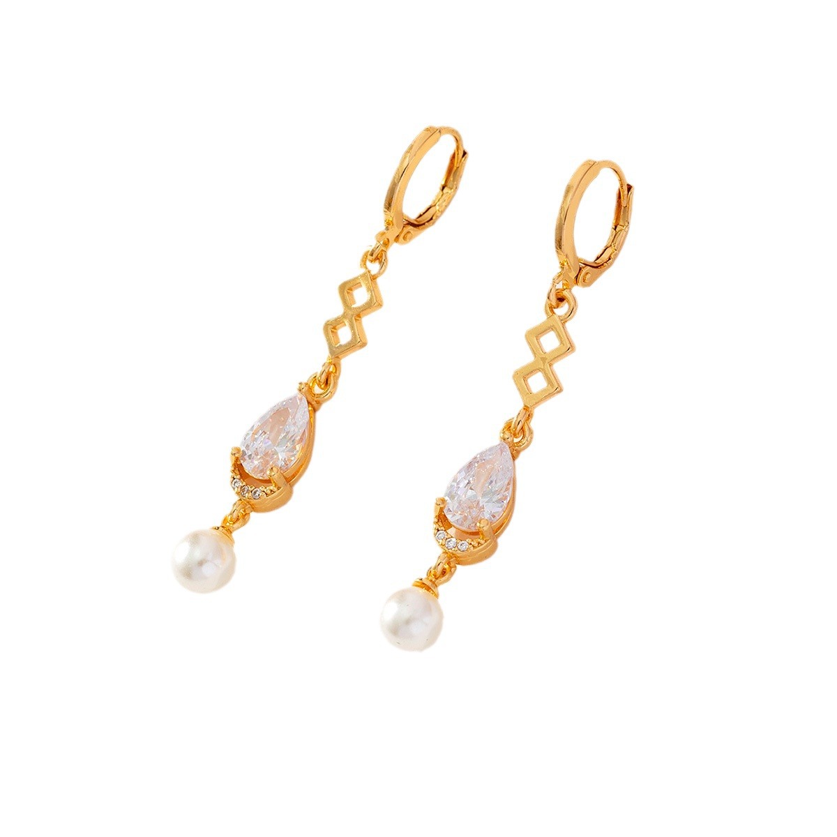 Aretes de goteo de moda europeas y estadounidenses transfronterizos, estilo de moda simple, personalidad de alto nivel, nicho, botones de orejas con bordas