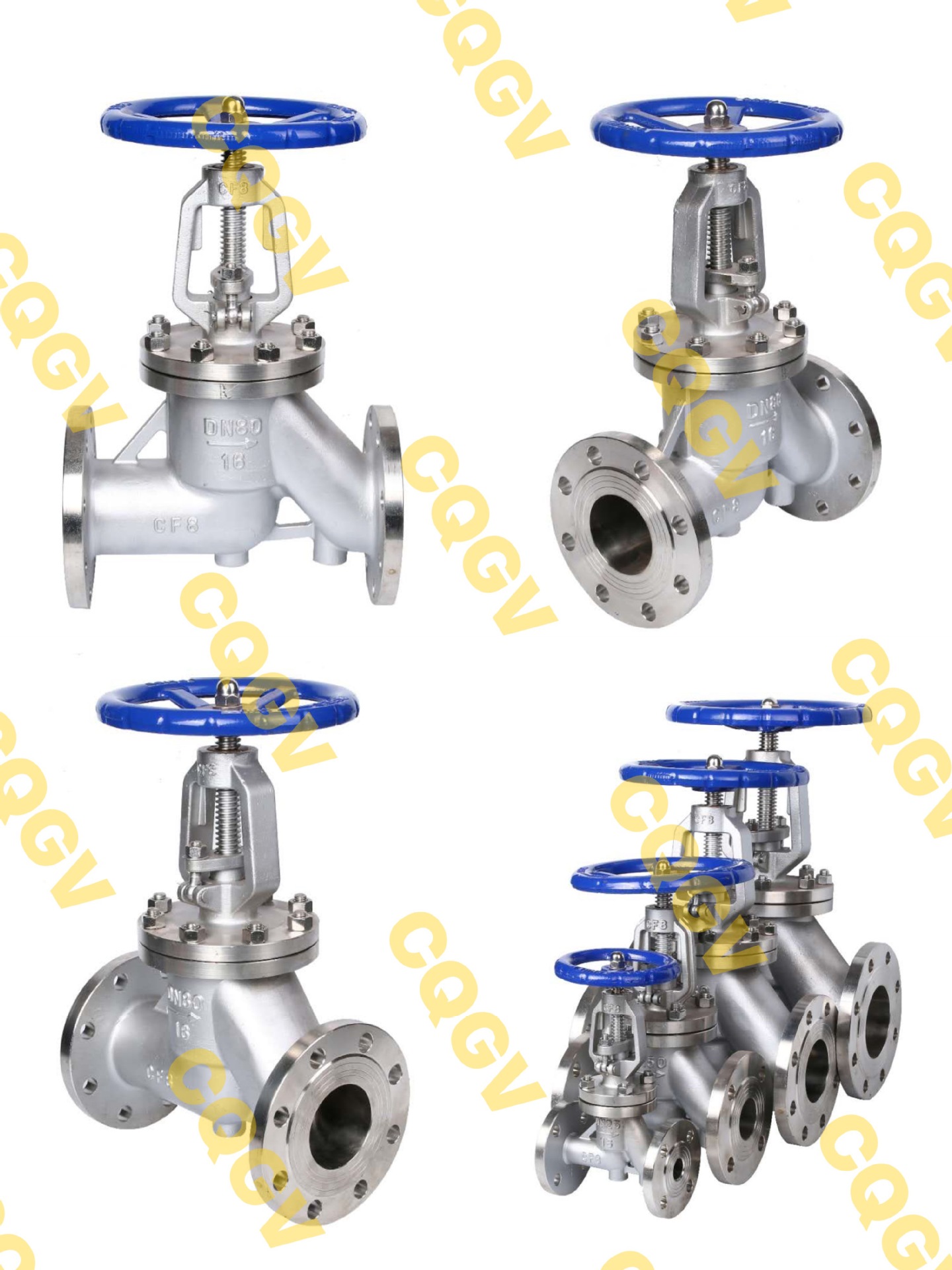KJ41F-16P卫生级抗生素截止阀，卫生级抗生素法兰截止阀