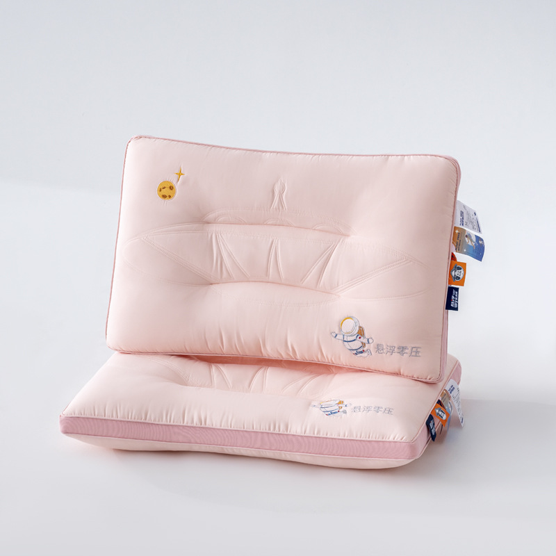Suspended zero pressure pillow-pink