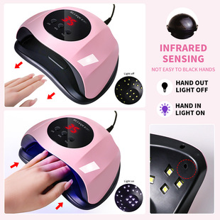 New cross-border induction nail lamp phototherapy machine 48W nail dryer UV roast lamp LED nail instrument