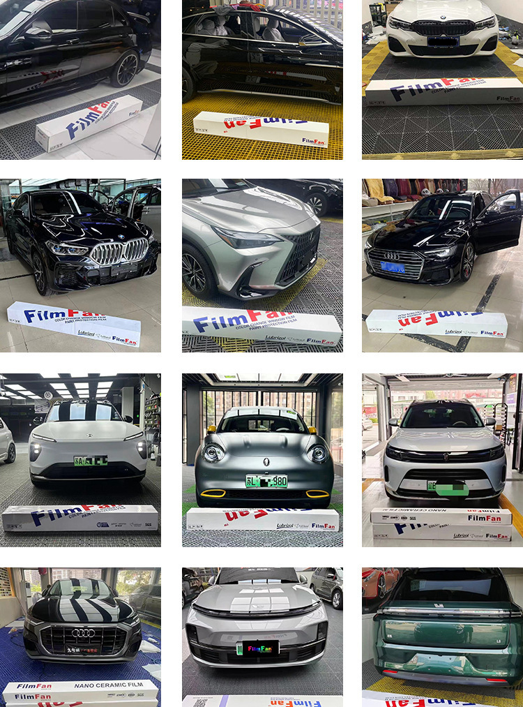 Cross-border color car clothing bright surface TPU car color change film PPF invisible car clothing self-healing paint protective film