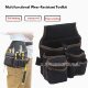 Hardware electrician tool kit multi-use waist bag maintenance bag electrician waist bag three layers