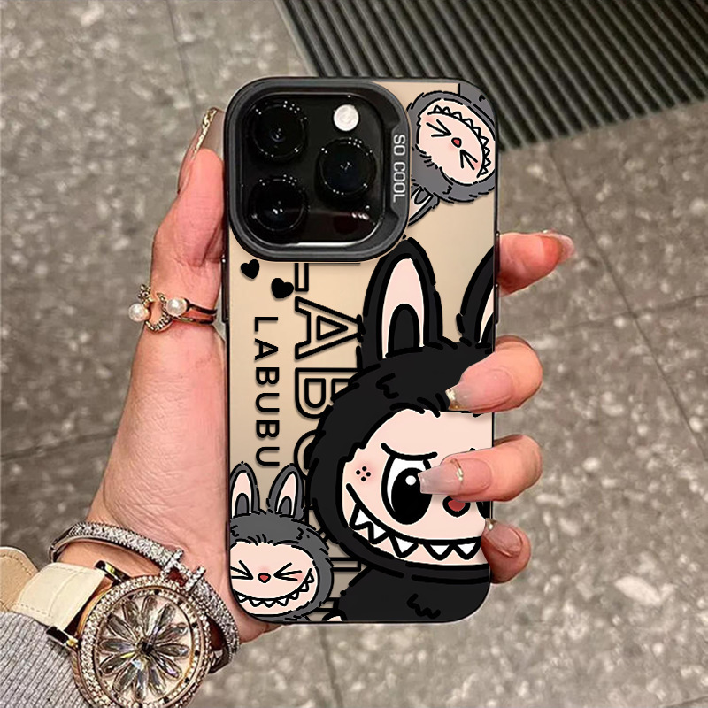 New Labubu Mobile Phone Case Imd Color Silver Suitable for iPhone 17 Pro Max Cross-Border Hot-Selling Apple Phone Case New Labubu Mobile Phone Case Imd Color Silver Suitable for iPhone 17 Pro Max Cross-Border Hot-Selling Apple Phone Case
