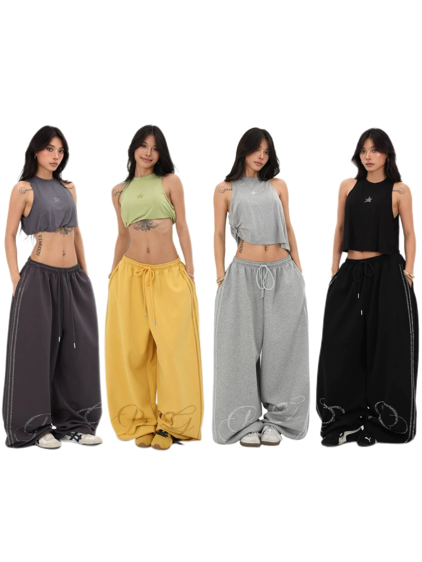 Breathable dancing casual trousers hip-hop style