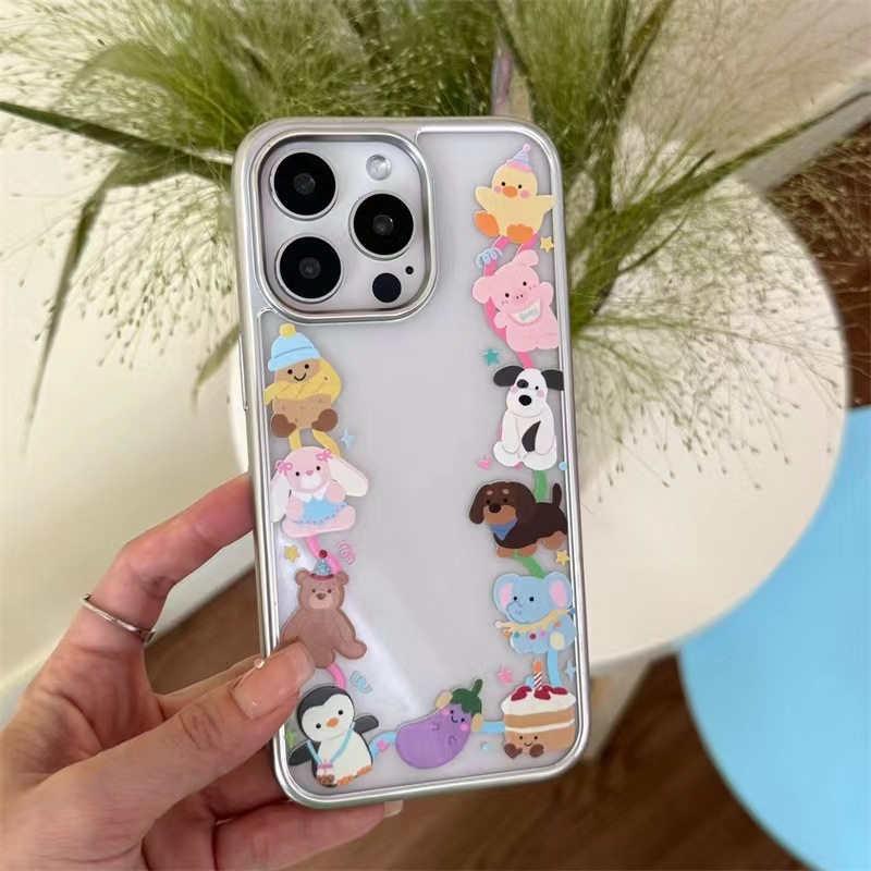 Perro salchicha de lunares acrílicos estilo ins para iPhone14/15ProMax Apple 13 funda para teléfono móvil 12 hembra 15