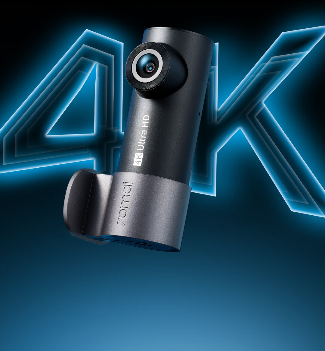 70Mai M310Pro Driving Recorder 4K Ultra-Clear Night Vision F1.55 Large Aperture Front Recording and Internal Recording with 360-Degree Rotation